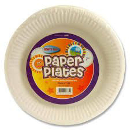 Picture of PAPER PLATE 15CM WHITE SINGLE